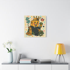 The Kingpin Throne Canvas Print Noisy Juice Art