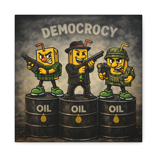 Fight for Democracy Canvas Wall Art