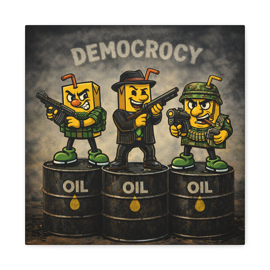 Fight for Democracy Canvas Wall Art