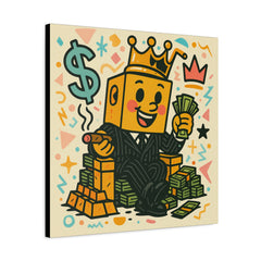 The Kingpin Throne Canvas Print Noisy Juice Art